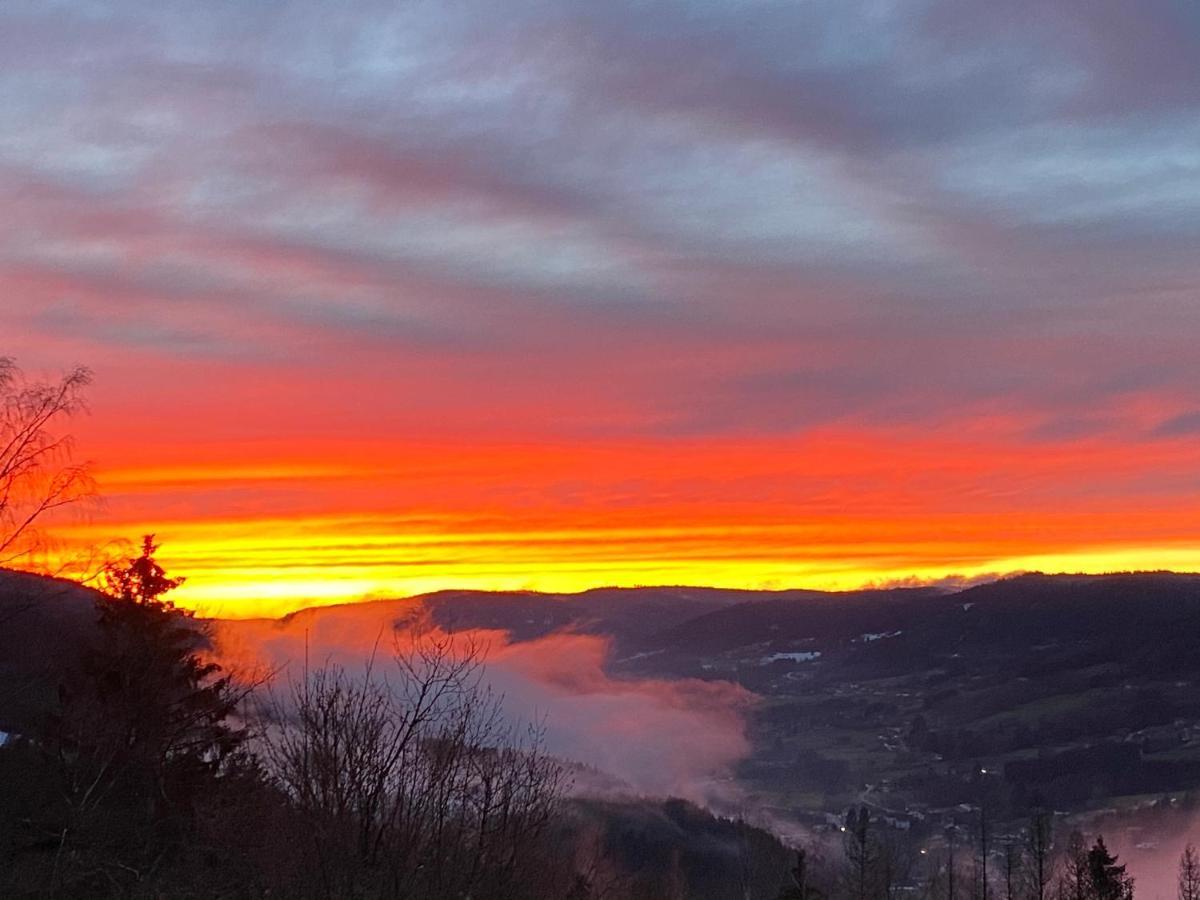 Le Gite Cozy De Bouvacote Avec Vue Panoramique Et Sauna Le Tholy Eksteriør billede
