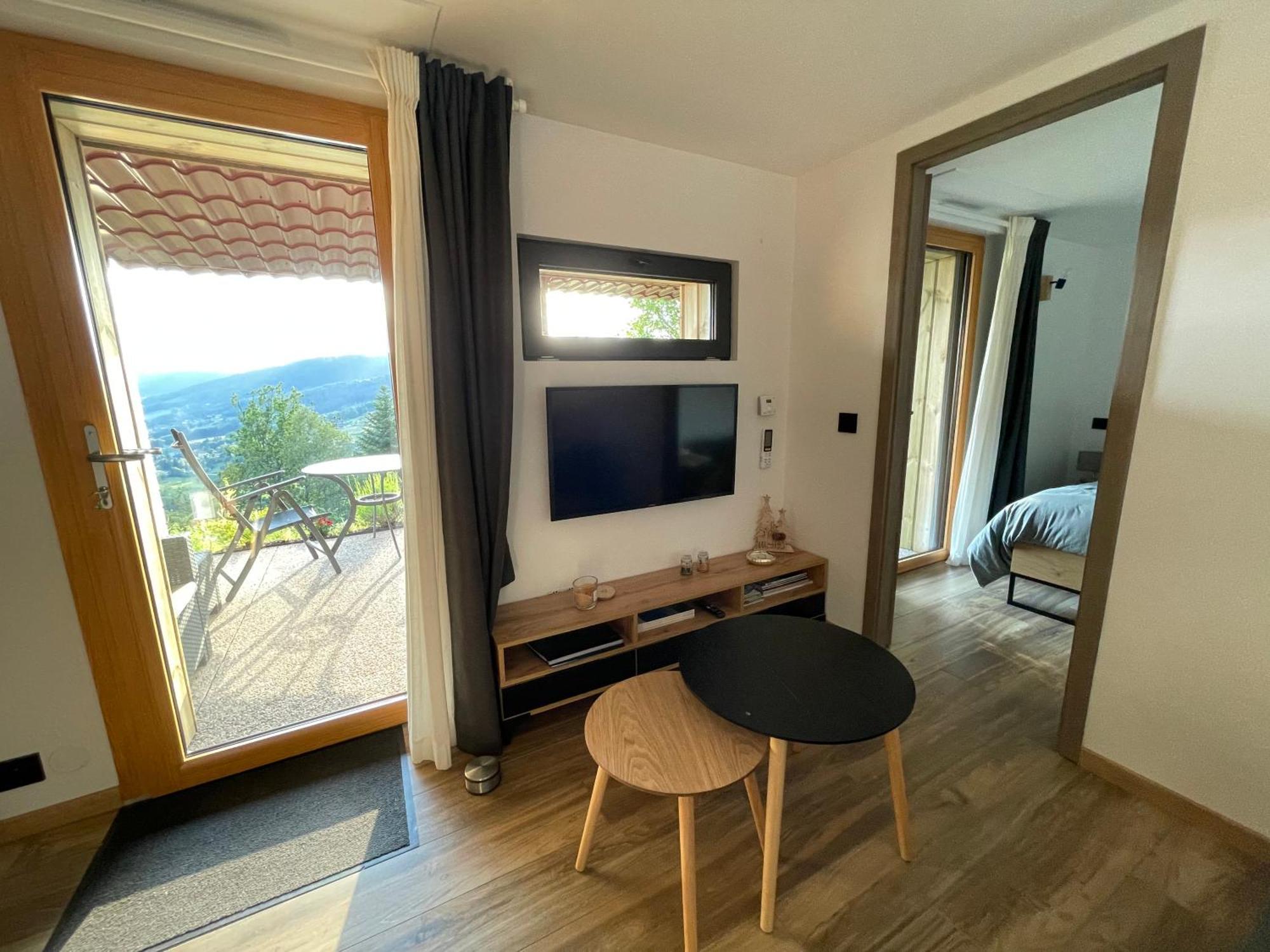 Le Gite Cozy De Bouvacote Avec Vue Panoramique Et Sauna Le Tholy Eksteriør billede