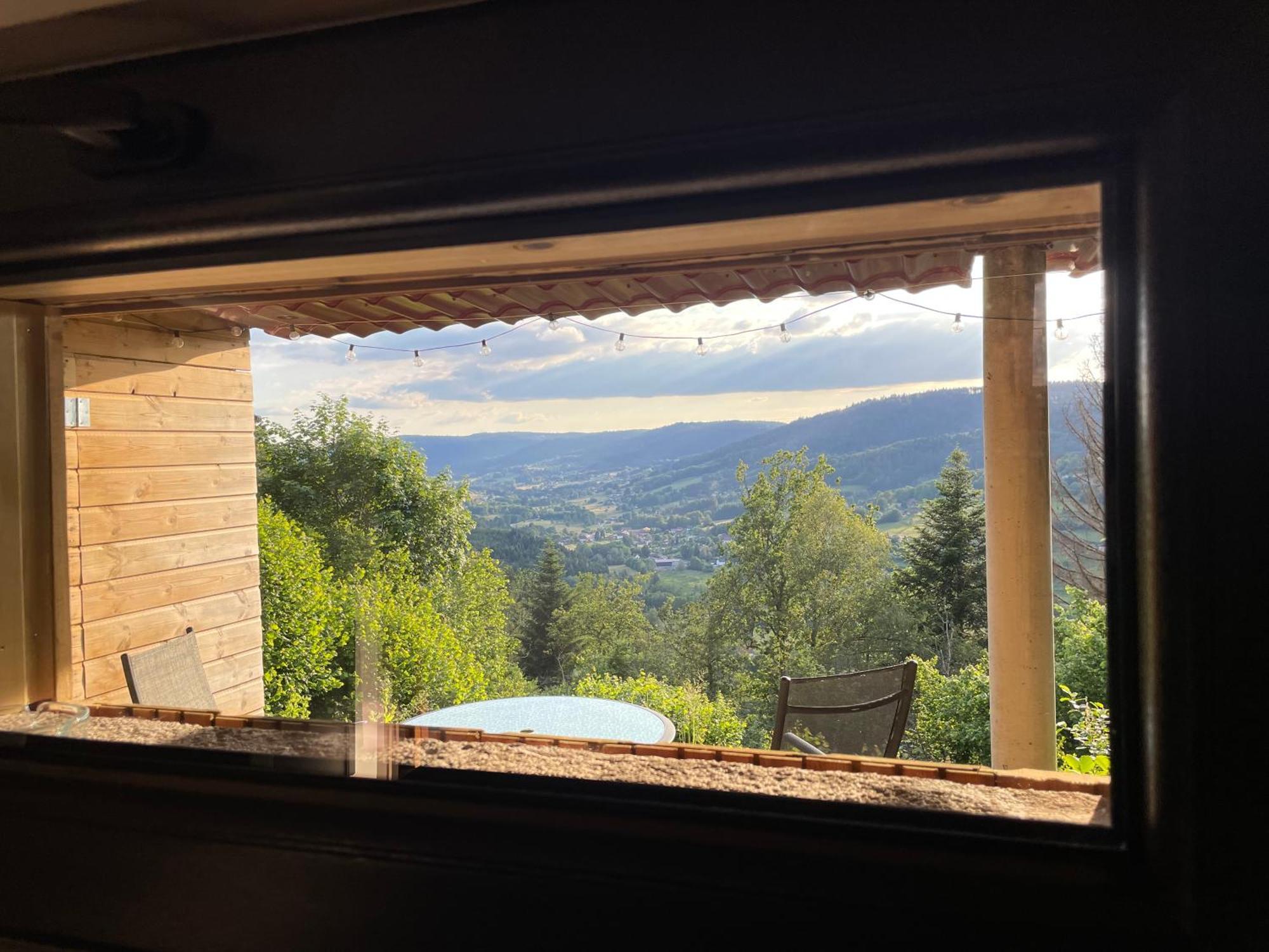 Le Gite Cozy De Bouvacote Avec Vue Panoramique Et Sauna Le Tholy Eksteriør billede