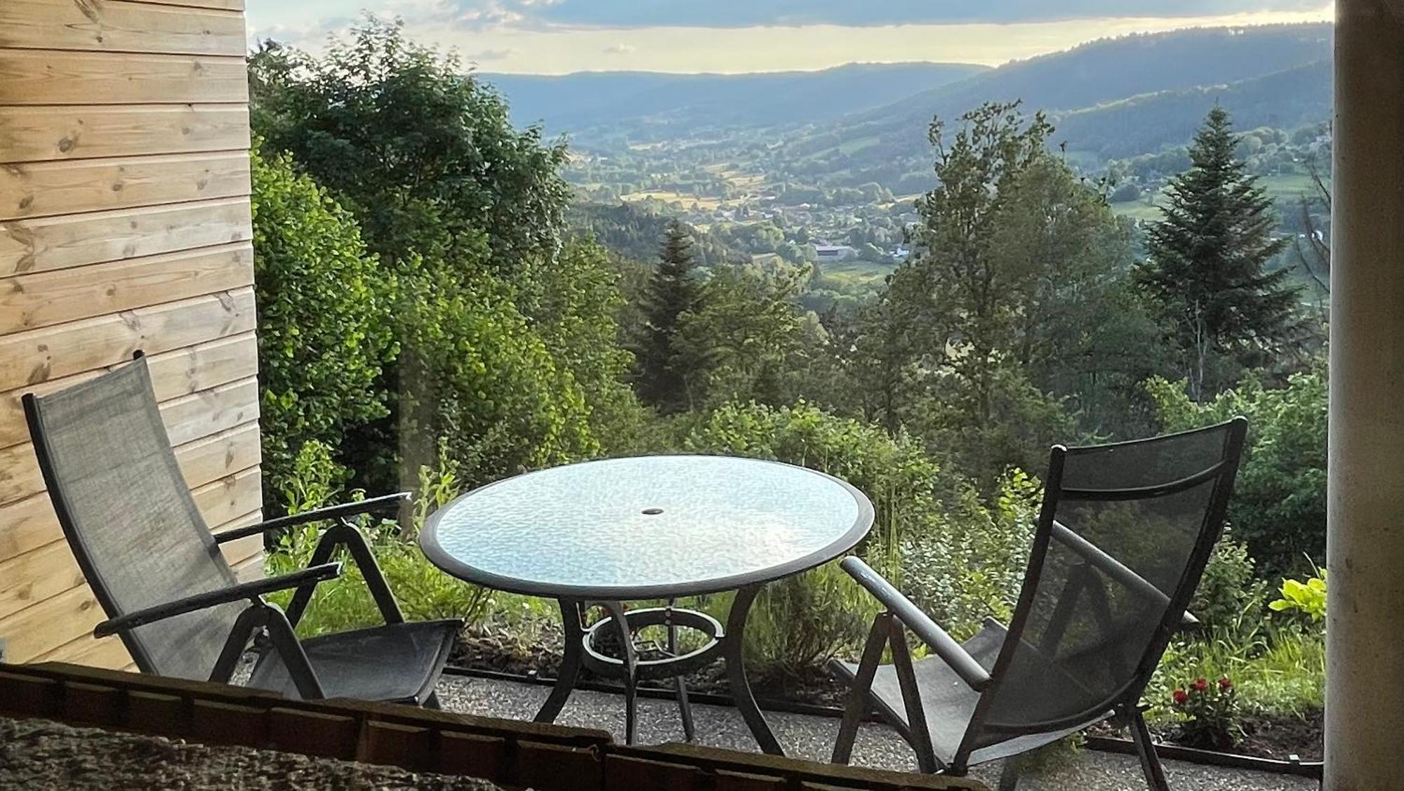Le Gite Cozy De Bouvacote Avec Vue Panoramique Et Sauna Le Tholy Eksteriør billede